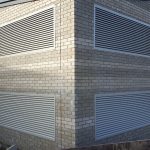 Pitch Flanged Louvres