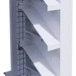 90mm Pitch Flanged Louvres