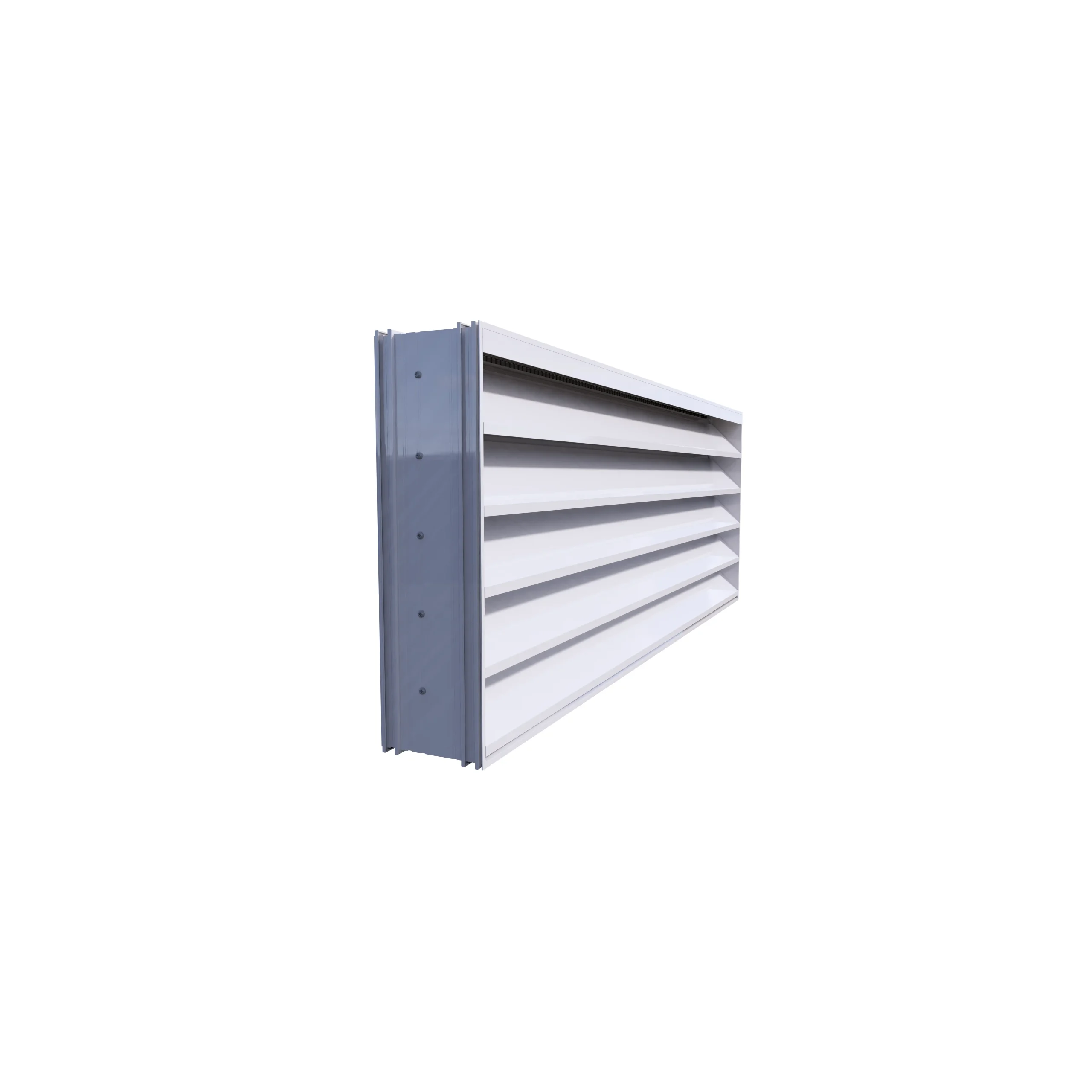 90mm Pitch Flanged Louvres